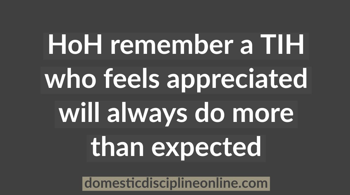 SirDomesticD's tweet photo. HoH remember a TIH who feels appreciated will always do more than expected to please you
#domesticdiscipline
#dd
#domesticdisciplinelifestyle
#traditionalmarriage
#maleleadmarriage
#headofthehouse
#traditionalwife
#traditionalmarriageroles
#CDD
#ddbasics
#submissive
#tih https://t.co/oIY88Oyb4r