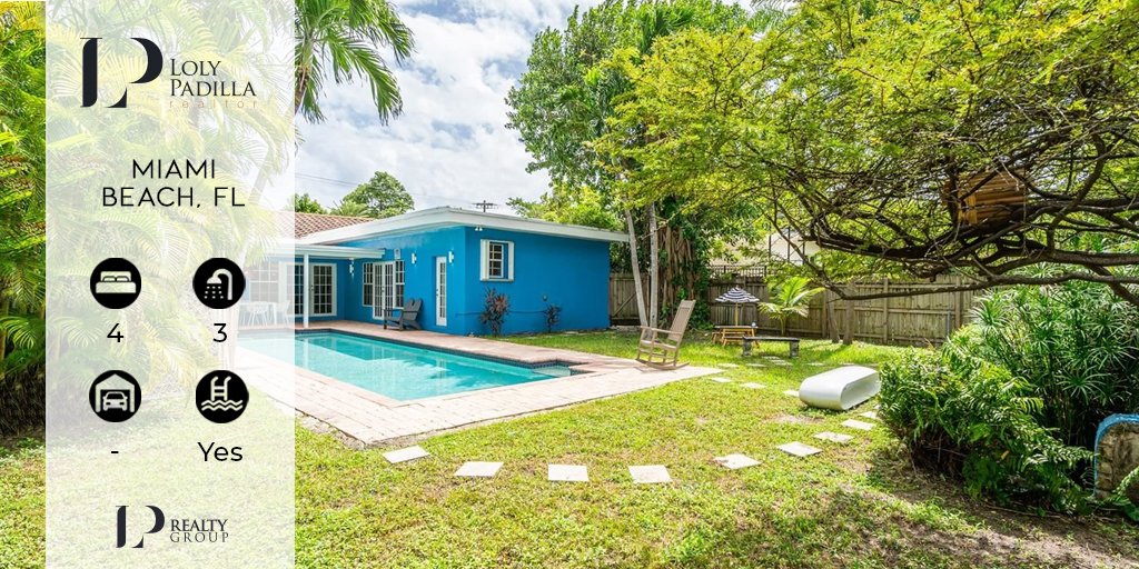 LolyPadilla's tweet photo. Hermosa, cálida y acogedora obra maestra de Carlos Schoeppl en el corazón de Miami Beach.
La amplia zona ajardinada es perfecta tanto para relajarse como para hacer ejercicio.
Contáctame al:
📲+1 305 542 6685 / 786 814 9991
📧 Loly@lpgrouprealty.com https://t.co/AIXr8Zdxri