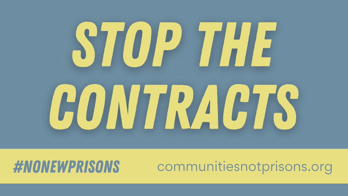 alagainstprison's tweet photo. #StopTheContracts #StopTheBuild #NoNewPrisons
The FB Live: https://t.co/HOe3BOjUKu
The CNP Fundraiser: https://t.co/ddOEMjLYmb
Sign-on Letter: https://t.co/h1tUb35Q6W https://t.co/4yyY24CUJA