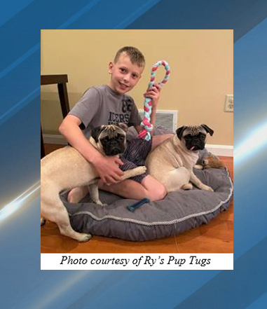 WJACTV's tweet photo. Ryan Marusa, a fifth-grader in State College, has received a "Hero to Animals" award from PETA for creating and donating 200 fleece toys to local dogs, including those at local shelters.
https://t.co/f3E9NekHJh https://t.co/ArqN1fy5kR