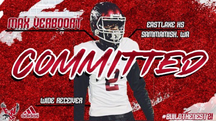 MaxVerboort's tweet photo. I’m so excited to announce my commitment to play Division 1 Football at Eastern Washington University. Thank you to my family, my friends, and all my coaches. I’m excited to make the most of this opportunity! Thank you @CoachBestEWU @PatMcCann7 @CoachShoeEWU #GoEags🦅 https://t.co/vIYaK9ahxW
