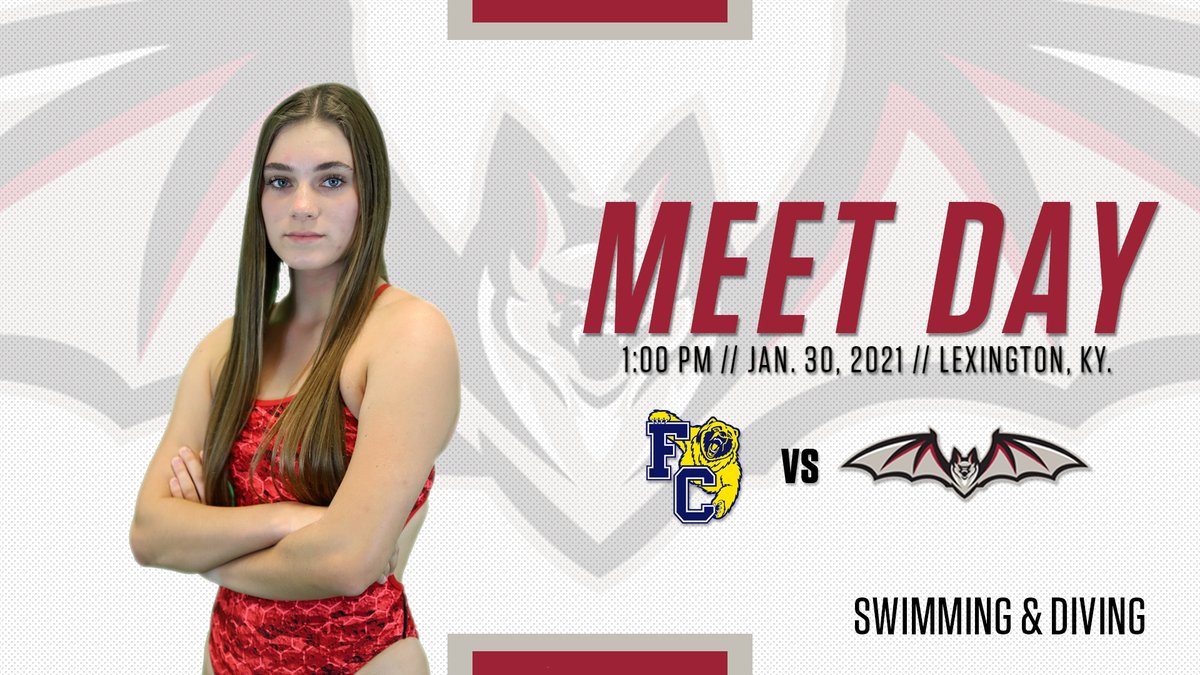 TransySports's tweet photo. The @TransySwim Pioneers are back at home as they host @HCACDIII rival Franklin! 

📺 https://t.co/f9q2WEfRHa
⏰ 1 PM
🏟️ William T. Young Center
🦇 #WingsUp https://t.co/FrIBn19Pq9