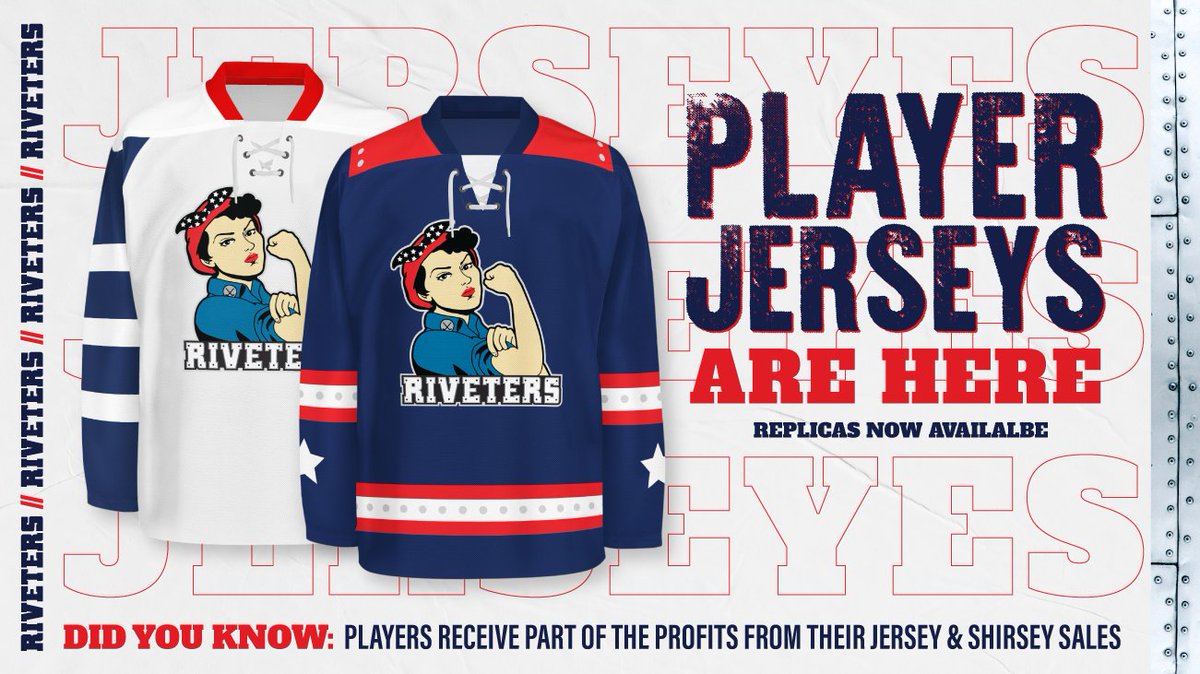 metropolitan riveters jersey