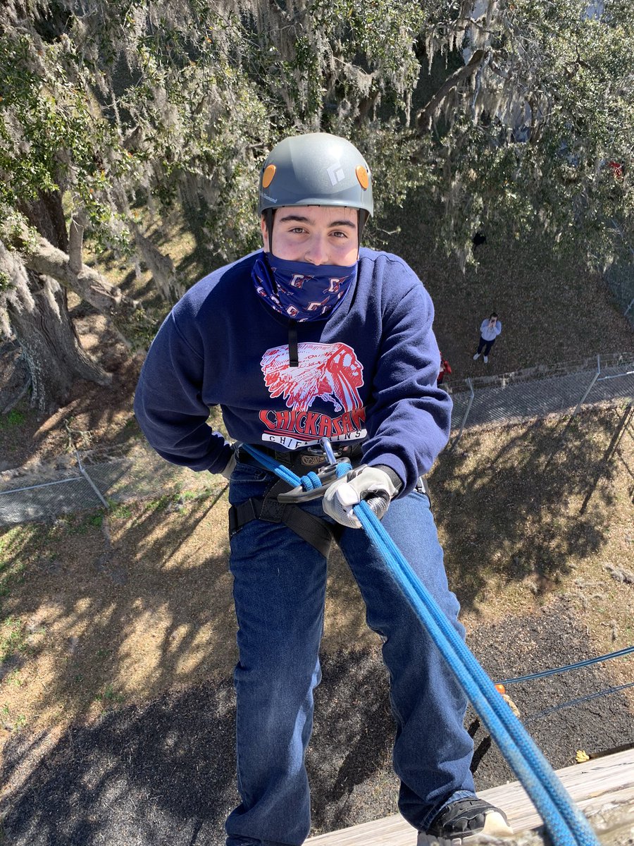 JROTCMobile's tweet photo. Beautiful Winter day for Mobile County JROTC cadets to participate in Rappel Training at the Fort Whiting Armory near downtown Mobile! Cadets were excited and apprehensive at the same time as they overcame their fear of heights! Great job cadets and Rappel Masters! https://t.co/Gv2gE70wm7