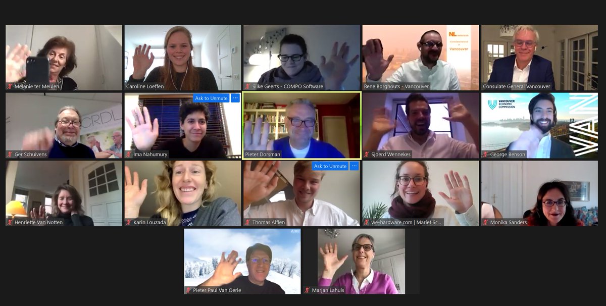NLinVancouver's tweet photo. A virtual hello #Vancouver! We welcomed Dutch companies today to present the business opportunities in tech & innovation in Canada, following #CES2021! Thanks all for attending, it was great having you! Follow the roadshow: https://t.co/AOZ8pEaG9j
@IAnetwerk #NLTechSolutions https://t.co/k1jcu90PDI