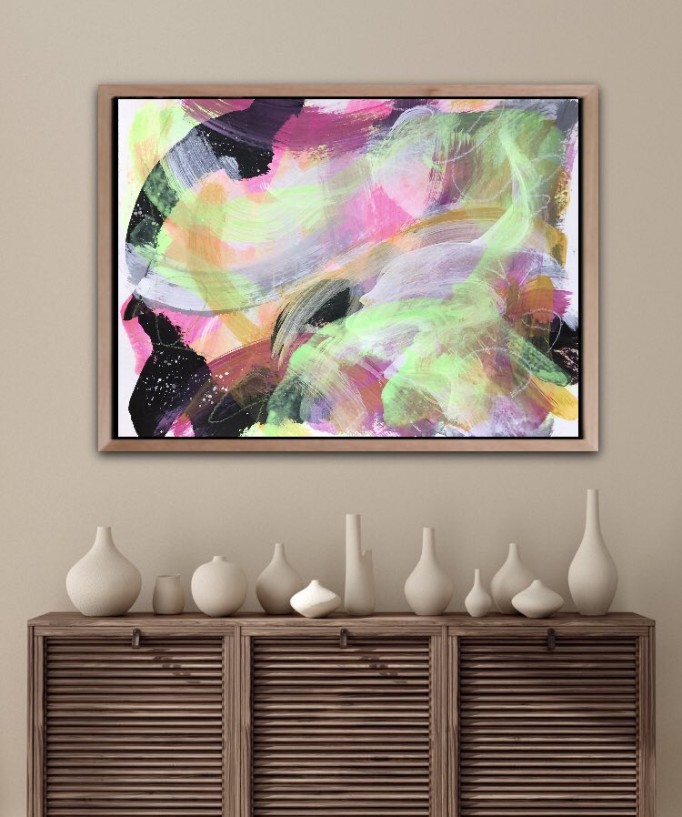 KateMLArtwork's tweet photo. ‘Think Spring’ mixed media on paper #abstractart #abstractexpressionism #abstractpainting #abstractspring #contemporaryart https://t.co/oVCjwVUWTA