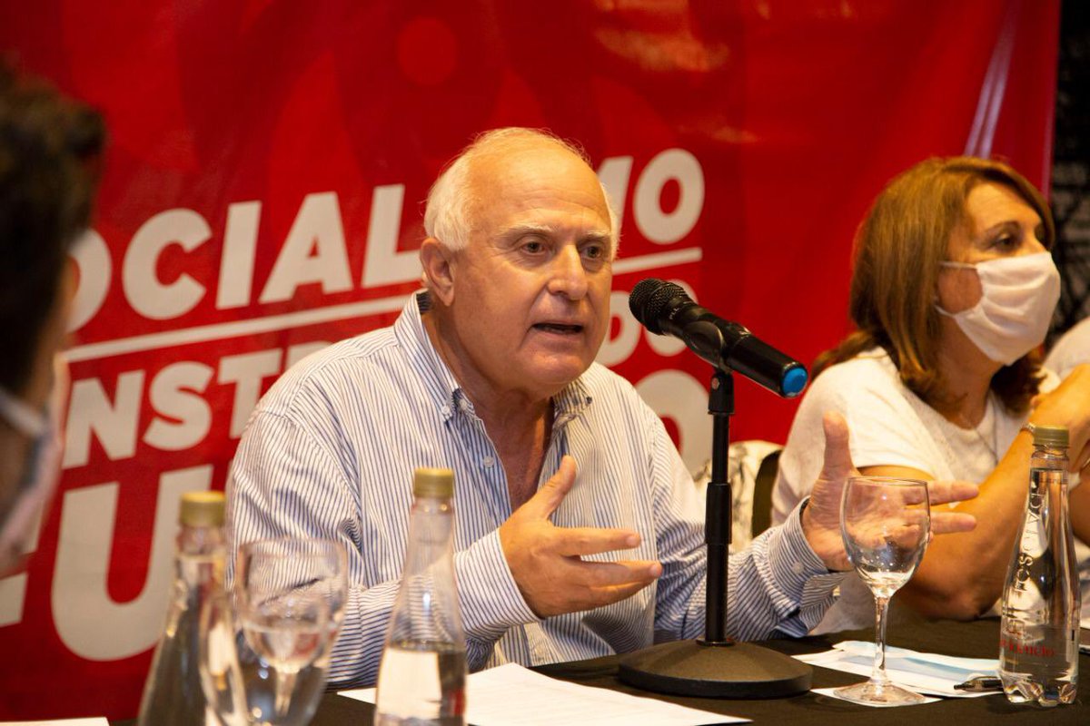 Miguel Lifschitz's tweet - "Con @MonicaFein nos sumamos al desafío de seguir construyendo un Partido Socialista dispuesto a ser parte de una alternativa de futuro para la Argentina, para pensar en un