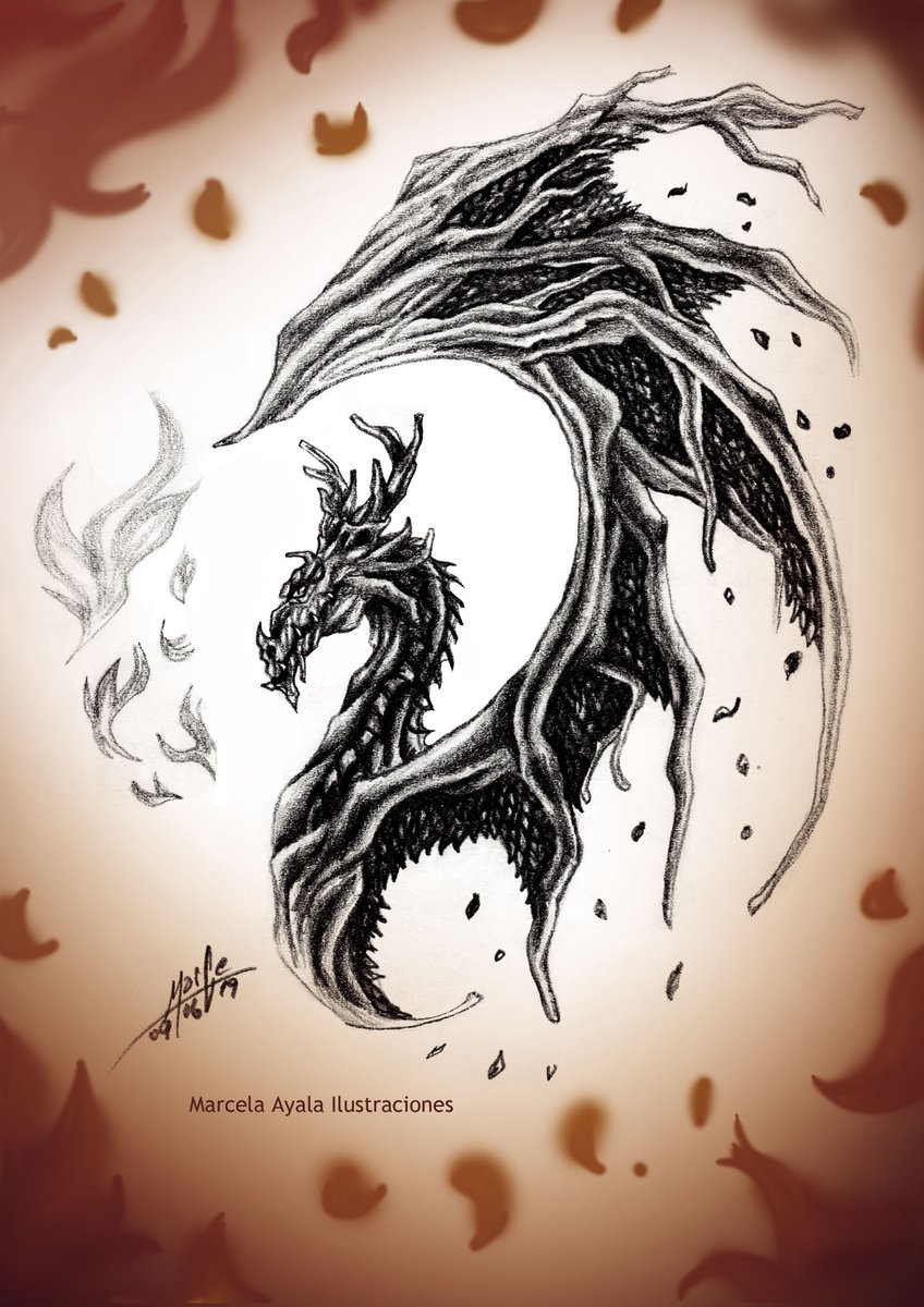 Marcela__Addams's tweet photo. I love dragons, remembering drawings that I made by hand, then I digitally edited the background
#drawing #Dragon #art #drawingart #Pencildrawing #drawdragon https://t.co/I7QWUJQUHE