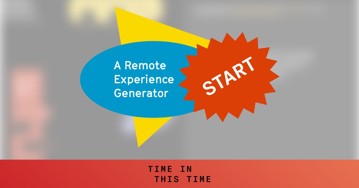 NewYork_CM's tweet photo. Can't think of something original to do with friends while you're all remote? This Remote Experience Generator from our friends at @harvest is an interactive taxonomy of experiences. Let it be your activity guide! https://t.co/PL9SlWwaFL
#timeinthistime #CMcontentpartners https://t.co/ix5x7ormdx