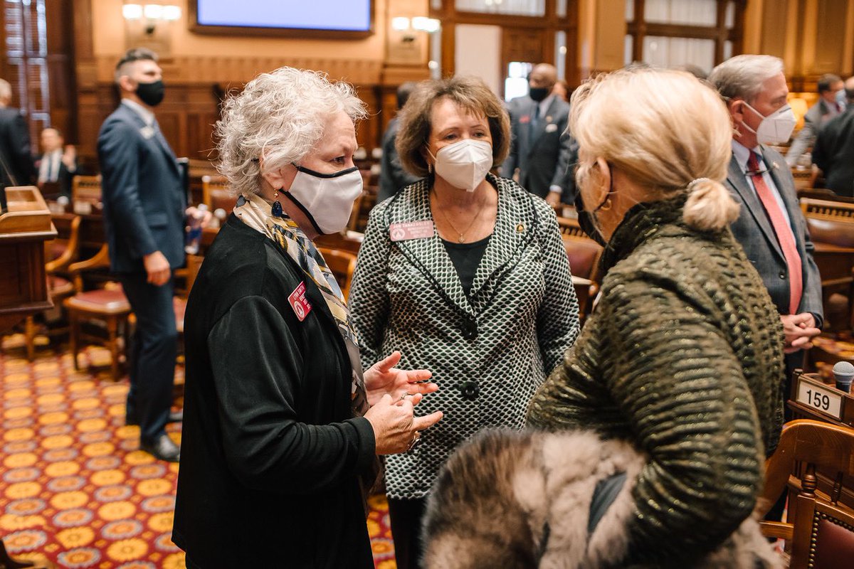 Jan_Tankersley's tweet photo. The 2021 Legislative Session is well underway! I am honored to have returned as your voice under the #GoldDome again. Please be sure to follow my social media and check https://t.co/3un5fEUlag for regular  updates on what is going on this session! https://t.co/uCWpNvuumX