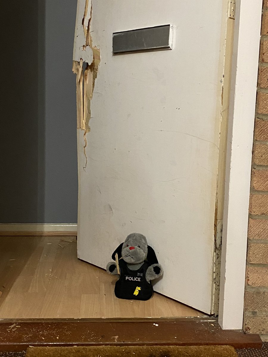 SpcChief's tweet image. First night of the job, who knew @police_swoop  had so much power in his short legs.