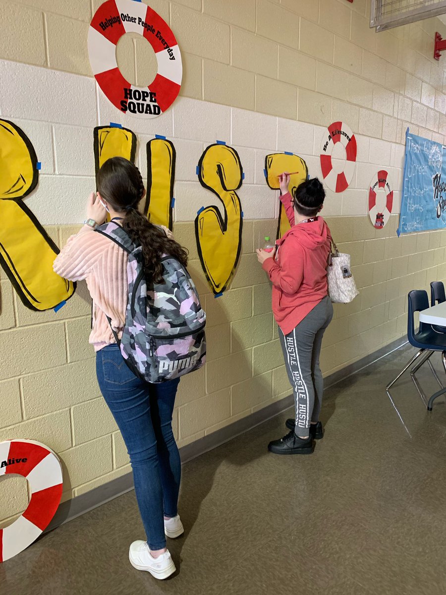 Day 5 of HOPE Week at RHS. Who’s Your Person? Who do you trust with the hard stuff. Suicide Prevention Lifeline 1-800-273-TALK (8255)
#hopesquad