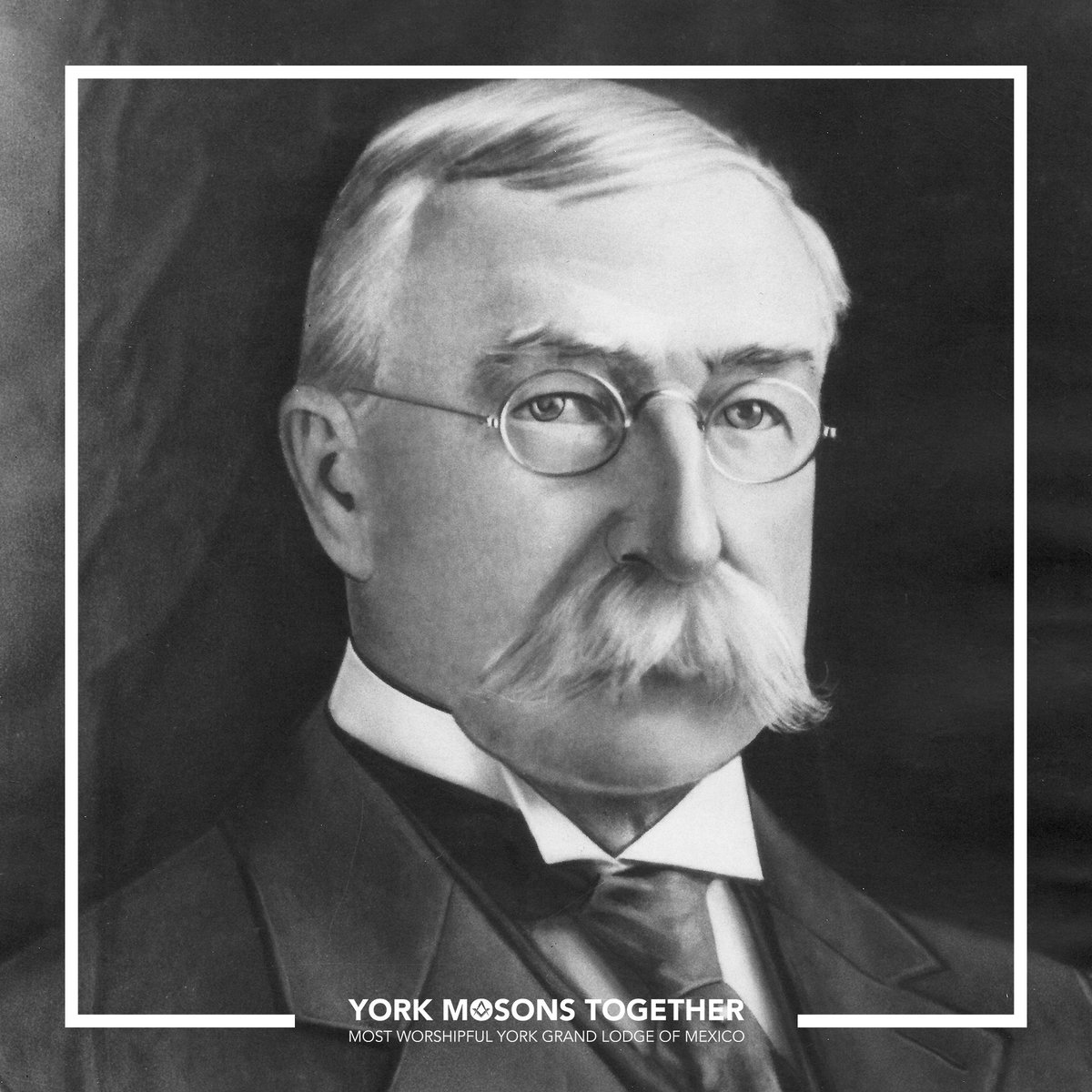 James C. Murdough. 

Grand Master 1905-1906.

-

James C. Murdough. 

Gran Maestro 1905-1906.

#pastgrandmaster 

#yorkmexicomasons #yorkmasonstogether #2b1ask1