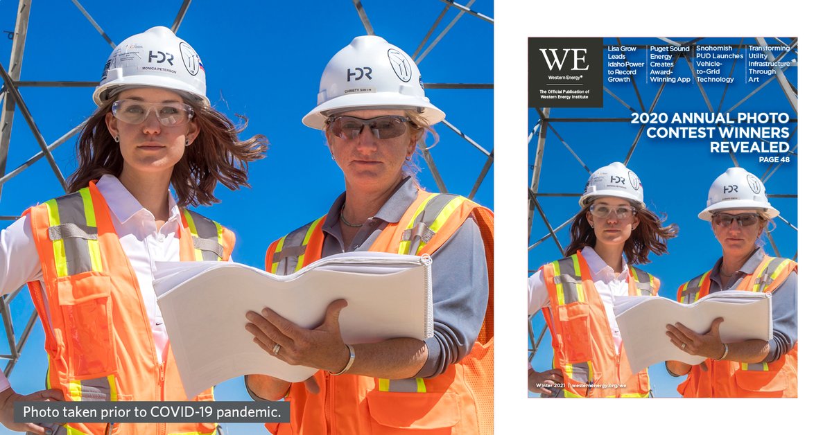 HDR’s Mike Cameron won first place in @WEIenergy 's annual photo contest with his photo titled “We Got This” captured at the Gateway Transmission Line in Wyoming. Learn more about the project here: bit.ly/3ovMFyS