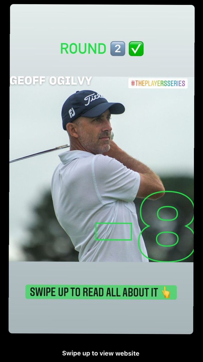 Things are heating up 🔥 at the top of the leaderboard after Round 2 #ThePlayersSeries2021 @rosebudcountryclub with @geoffogilvy at -8 and @dmich_a96 one back on -7 #linksoul #titleist #visitvictoria #pgaaustralia