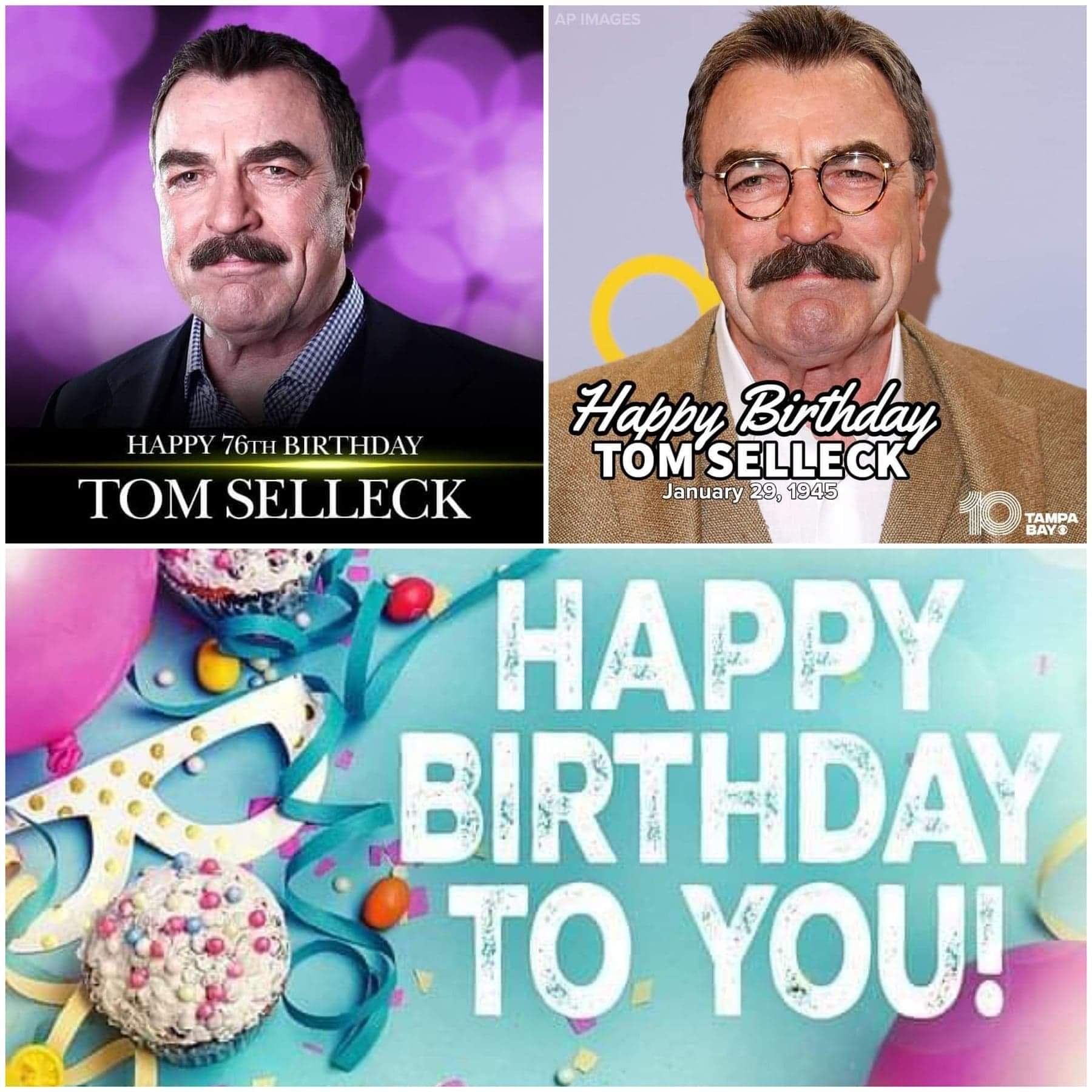 HAPPY BIRTHDAY   MR TOM SELLECK   I HOPE YOU HAVE A SUPER WONDERFUL DAY   