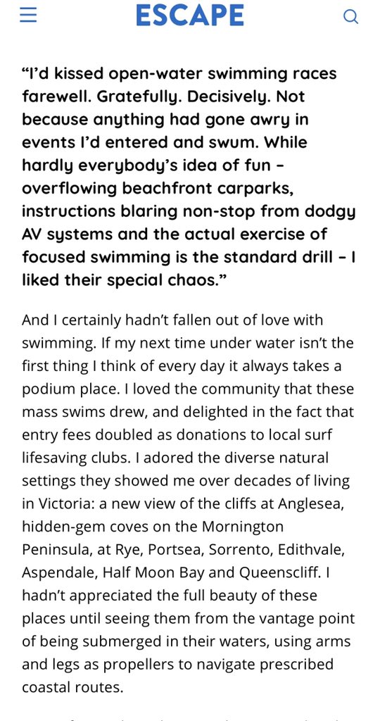 SamJaneLane's tweet photo. On water, swimming, beers and an unforgettable road trip down Victoria’s Great Ocean Road.
For Escape 🌊⭐️🌊 @escape_au #EscapeSnaps
🌊 Full story: https://t.co/iMSB4vvqgO?
#GreatOceanRoad #Lorne
@LorneSLSC #Victoria #PierToPub #Swimming #RoadTrip #Adventures #Australia https://t.co/K7yaNURRjD