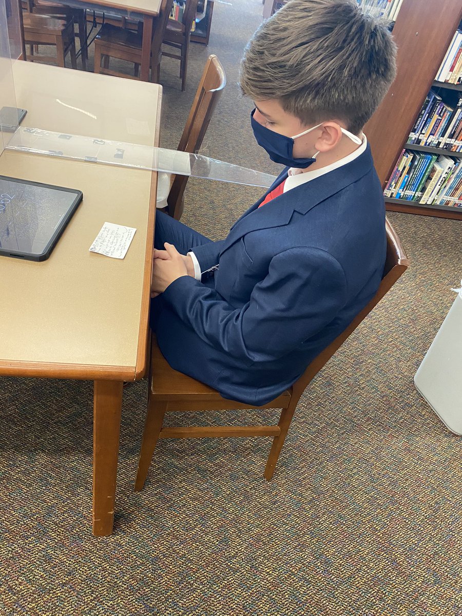 MrsStephens1215's tweet photo. Academic Decathlon speech and interview preparation! Good luck Deer decathletes! https://t.co/0jedzYu1Ev