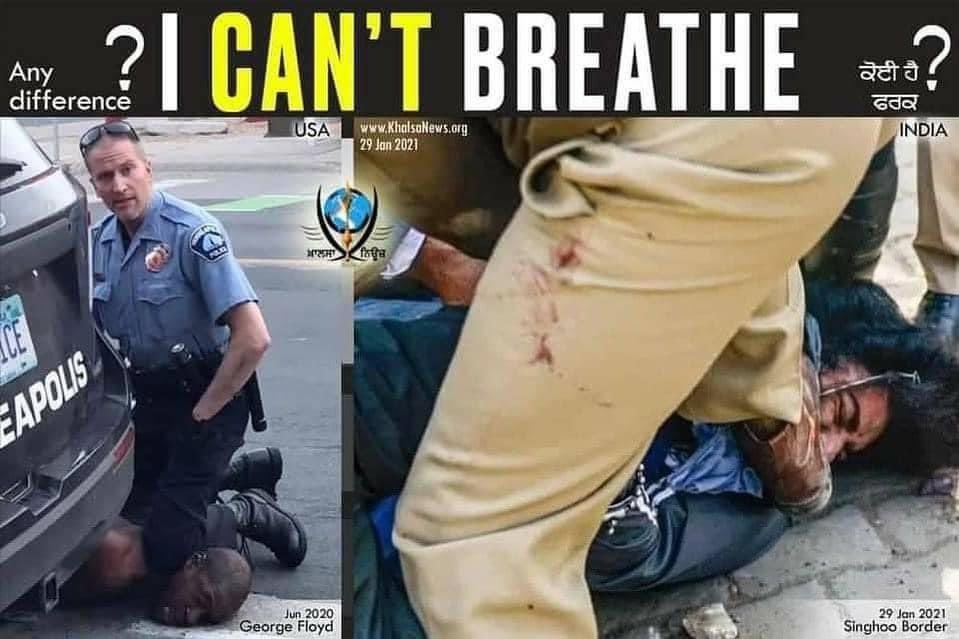 Palwinder261's tweet photo. No difference.
#ICantBreathe #KisanMajdoorEktaZindabaad #farmersrprotest #NoFarmerNoFood #shameonyoudelhipolice #shameonyoubjp https://t.co/LhNkbK6oOZ