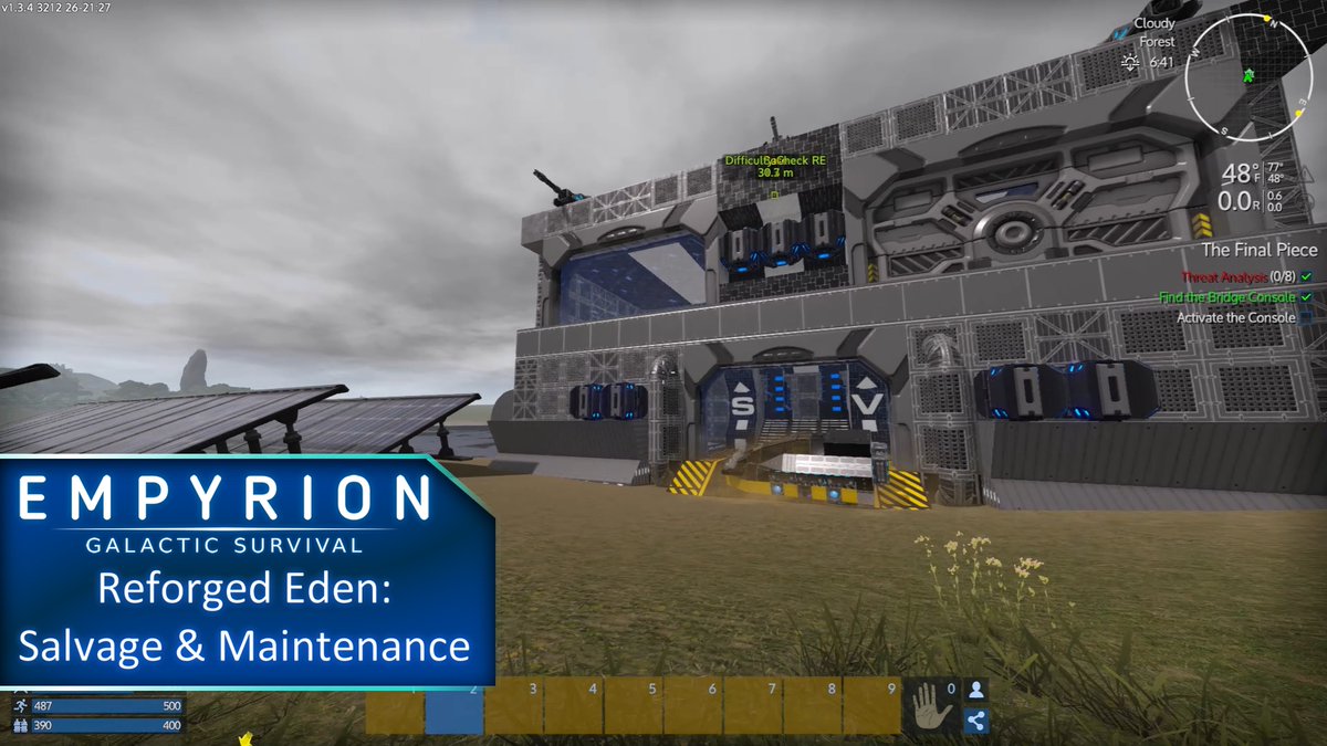 Robo_Combyte's tweet photo. More #EmpyrionGalacticSurvival is ready for viewing! Focused on more Salvaging, we also give the base a slight tune up on solar energy to maximize intake. Hope you enjoy! #ExaGaming https://t.co/CHK2uUzNUb https://t.co/VpLps5lUd3