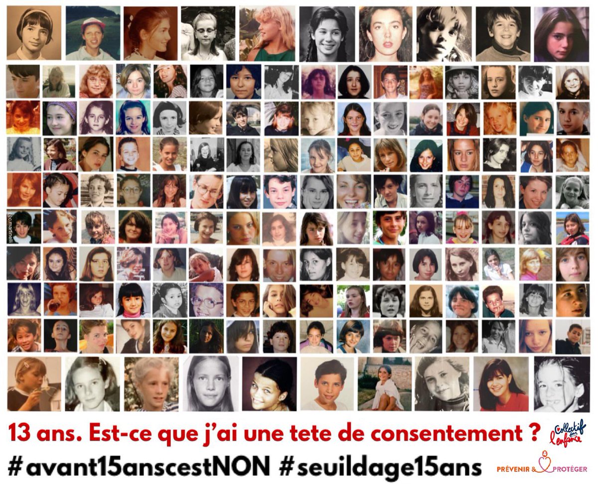 Facealinceste's tweet photo. 13 ans. Est-ce que j'ai une tête de consentement ?

#Avant15AnsCestNon #SeuilDAge15ans . 

Merci à toutes les personnes qui se joignent au collectif @CPLEnfance pour cette campagne ! https://t.co/1zuOOK52TR