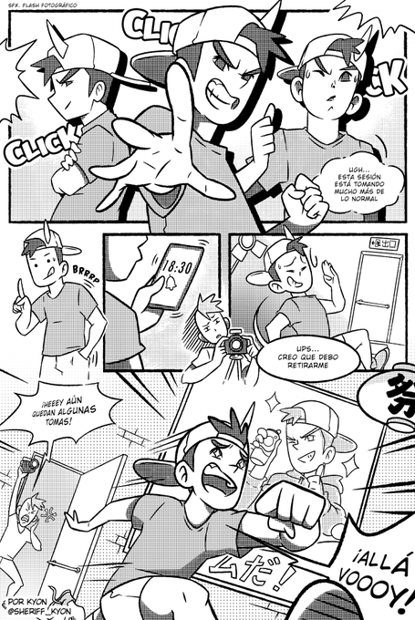 Estuve estas semanas con clases de verano (T_T) pero gracias a eso Ichiban está tomando vida. Les dejo estas viñetas que tuve que hacer como entrega. Son parte de una mini historia, para conocer un poco de Ichiban, pronto las continuaré a modo de proyecto personal (espero! ><) 