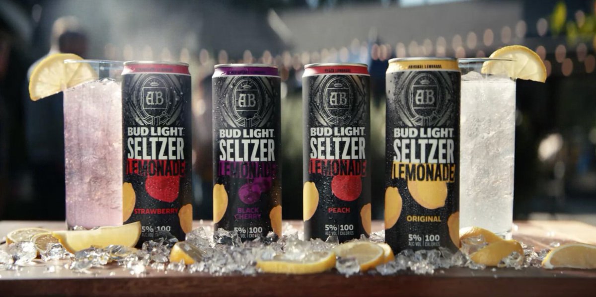 No ident typography in Bud Light’s ‘lemons’ ad, so... packaging! The word ‘Seltzer’ on the cans is set in Titling Gothic Skyline Medium.