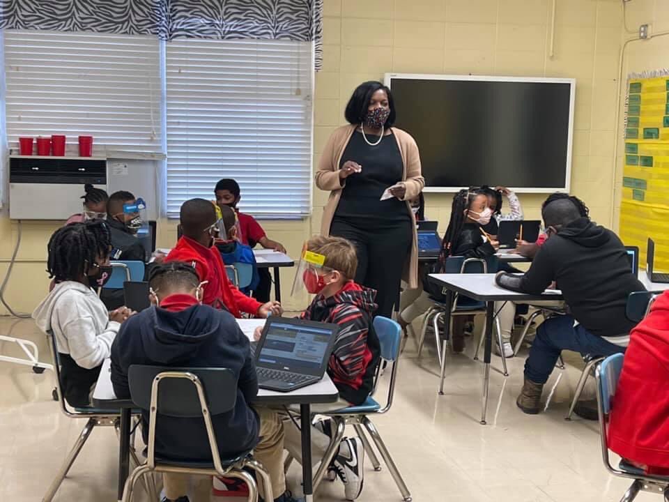 sthelenasupe's tweet image. #ScoreUp Intervention w/ Mrs. Jackson! Yes, principals teach too!