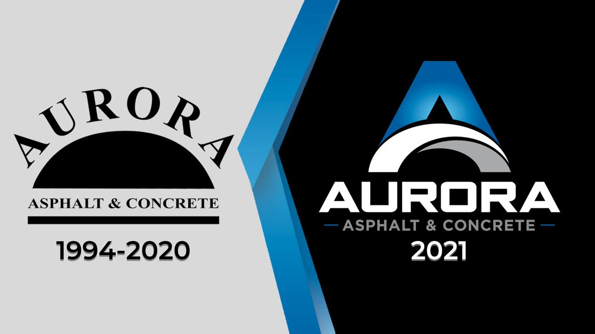 AuroraAsphConc's tweet photo. We are proud to announce the launch of our new logo, website and brand. We decided these changes truly reflect a more modern look and better captures our mission!

Check out our revamped website and new brand strategy at https://t.co/2mVRfDEpDQ! https://t.co/PEZiRmGL4T