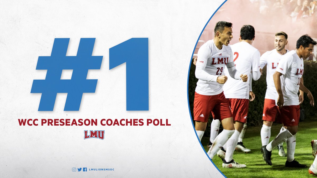 lmulionsMSOC's tweet photo. Preseason awards season!

🔹 #1 in the Coaches Poll
🔹 3 All-WCC Honorees

#JoinThePride https://t.co/86w33ZlQaN