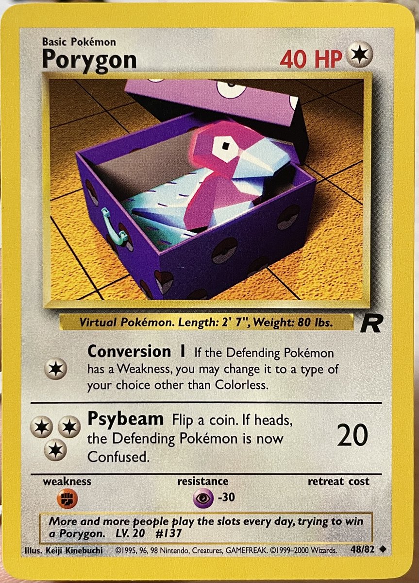 LaxX_Goods's tweet photo. ..steadily listing Team Rocket cards. 🧑🏻‍💻

https://t.co/dzH6Nnfu3m

#porygon #teamrocket #vintage #WizardsoftheCoast #WOTC #WOTC1999 #pokemon #pokemoncards #pokemongo #pokemontcg #pokemontrainer #cardsforsale #collectibles #nintendo https://t.co/S2HswUiWI4