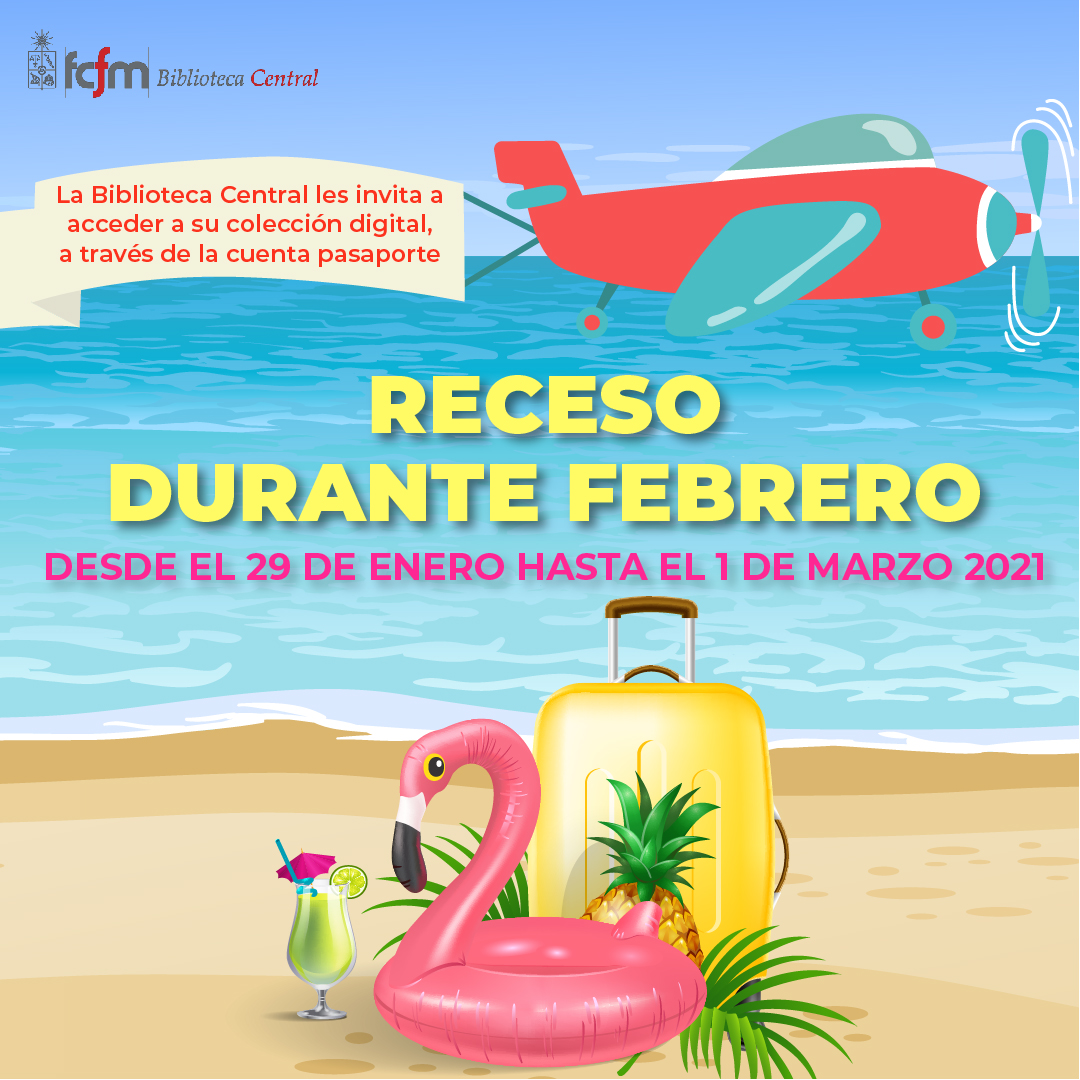 ¡Nos vamos de vacaciones! ☀️🍉🌊 Mientras, puedes acceder al contenido que necesites en: bibliotecadigital.uchile.cl 😉 ¡Nos vemos en marzo! 🤩👋