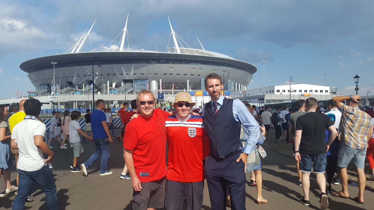 The highlight of the day was meeting the 'Southgate lookalike', or Neil as we now know him. One pint turned into an all day session. The scenes at the ground were just surreal. What a brilliant lad he is.