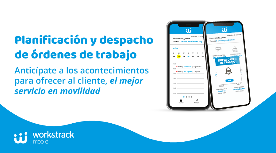 Workandtrack's tweet photo. Planifica y despacha las órdenes de trabajo directamente al terminal móvil del #técnicodecampo en movilidad con el #software de #fieldservice @Workandtrack ☑ ¡Moviliza los flujos de información y olvídate del papeleo innecesario!. https://t.co/XofWKJ2sqx https://t.co/dXoSSX6fg1