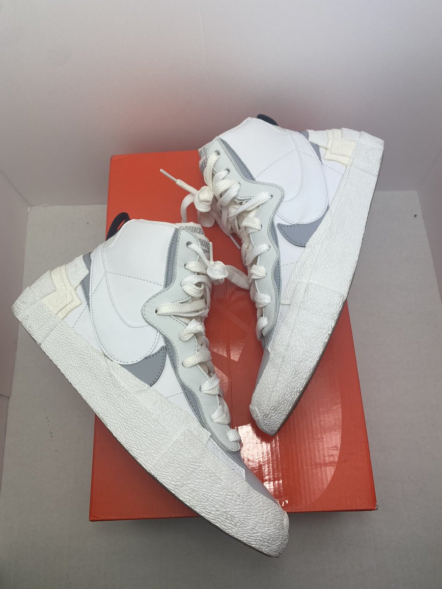 H_preme's tweet image. Sacai For Sale!

Pine Green 
Size 10, Clean, Og All
$390 Shipped 

White Blazers
Size 10, Clean, Og All
$255 Shipped 

White Waffle
Size 10.5, Clean, Og All
$280 Shipped