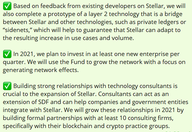 Fingers Crossed 😎

#Stellar $XLM🚀

From 2021 Roadmap 👇
