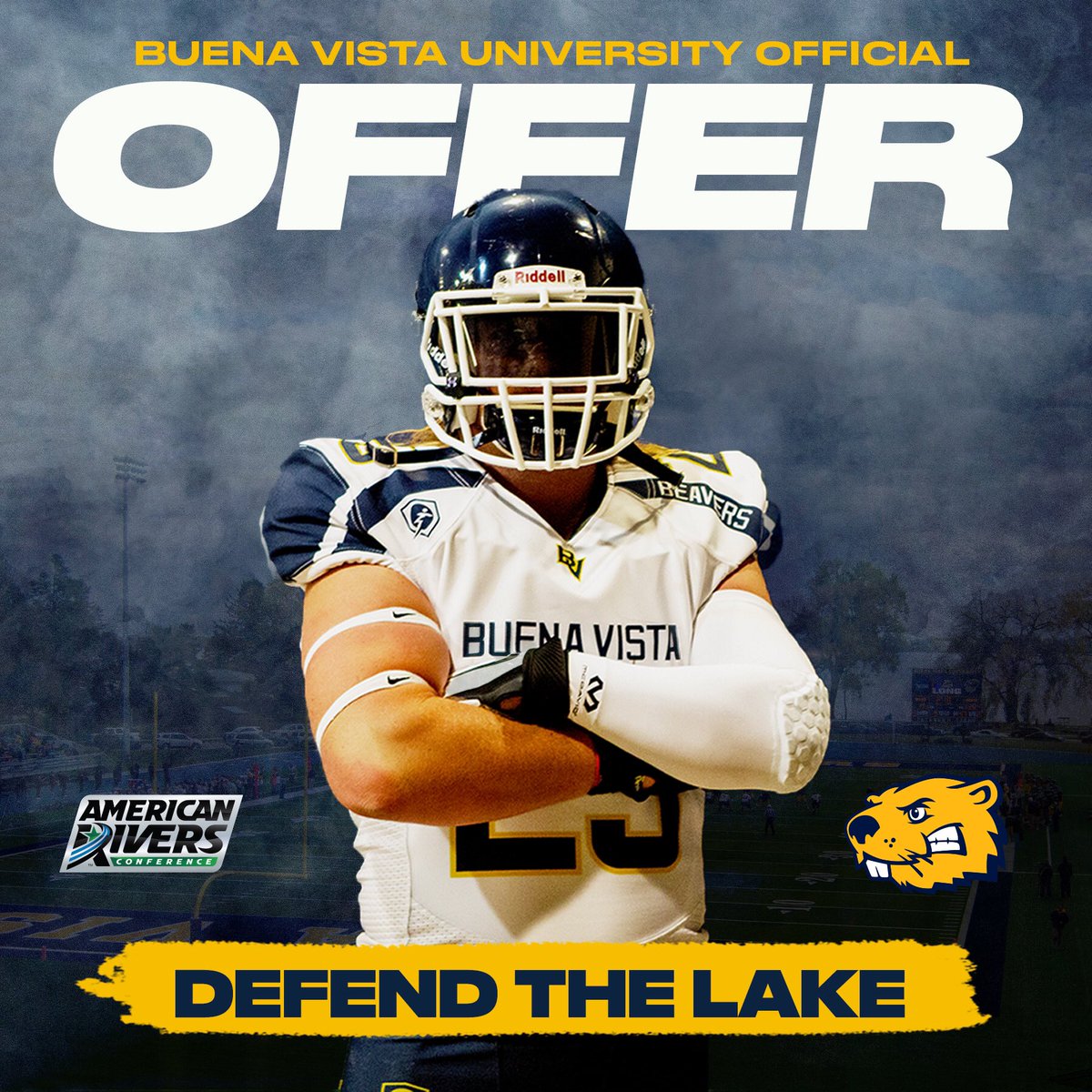 I’m beyond blessed to say I have received another offer from Buena Vista University! 🏈Thank you @BVUCoachDelk <a href="/CoachPerrone/">Coach Perrone (My Recruits)</a> @DaveYanak @ParkerBroncsFB God is great🙏🏽