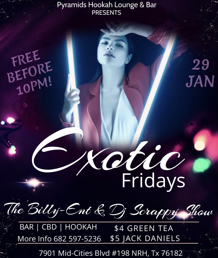 BILLY_ENT's tweet photo. Tonight It’s Up @PyramidsHookah_ https://t.co/QHYcUKvtHn