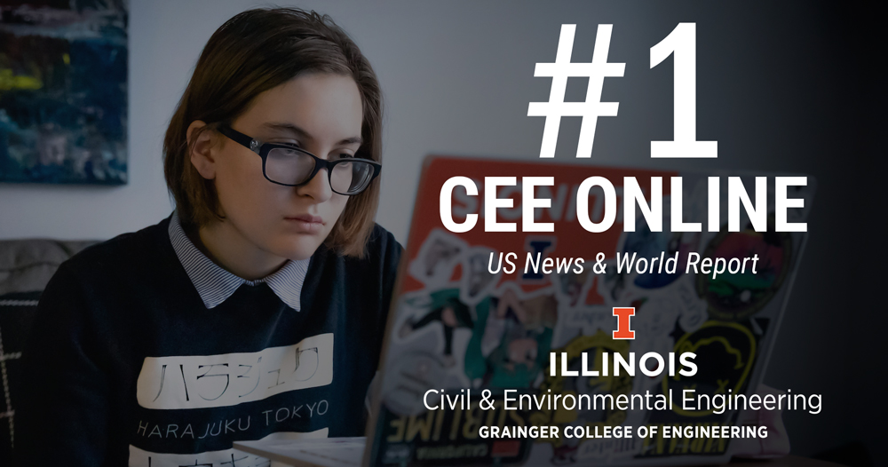 ICYMI: #CEEatIllinois Online MS Program has been ranked No. 1 in the nation! Four other Grainger Engineering online MS programs rank in top 10.  ow.ly/sCqI50DmoUs