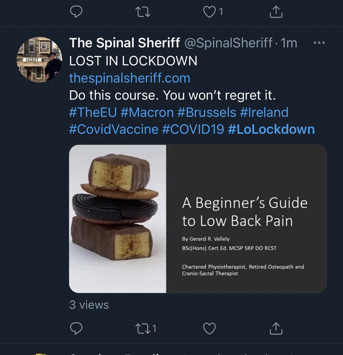 Not the Spinal Sherrif getting involved #LoLockdown