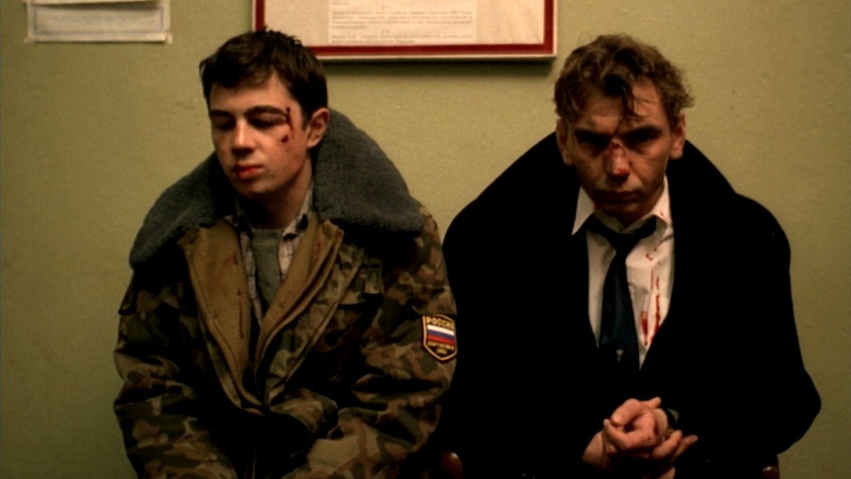 Брат (Brother) follows a recently-discharged conscript in Yeltsin-era Russia as he moves to the big city to follow his hitman brother. Great gangster movie that's very relevant today.