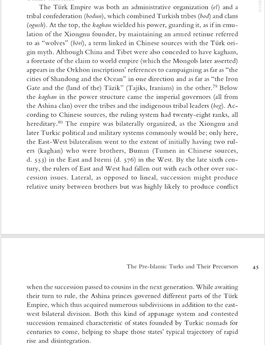By the late 6th century, the ruler of the East and West had fallen out with each other over succession issues.