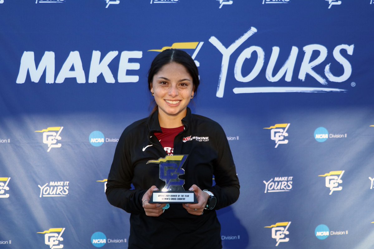 ConfCarolinas's tweet photo. Congratulations to Lizzie Naval of @FleetAthletics for earning Runner of the Year honors at the 2021 Spring Women’s Cross Country Championship! 
#LeadingTheWay https://t.co/029fqoFuf7