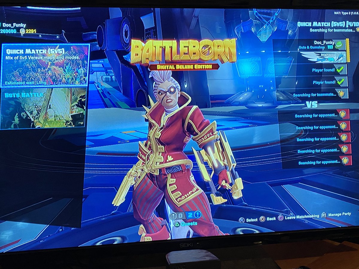 TheRealDocFunky's tweet photo. Come on, PlayStation #Battlefam! #Battleborn One more round! https://t.co/P41yriNawS