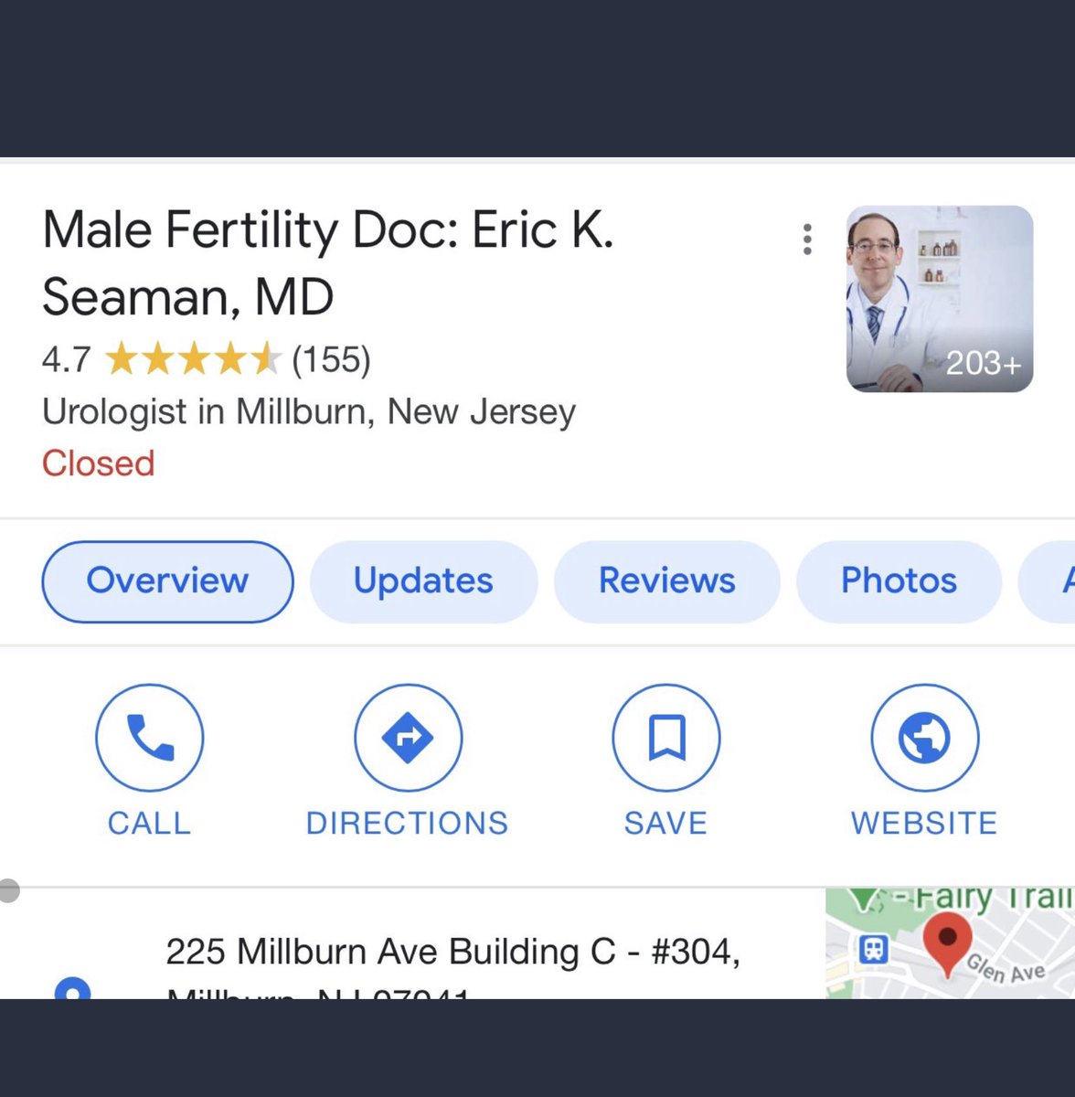 17/ Male fertility doc... Eric Seamanht  @JPQ