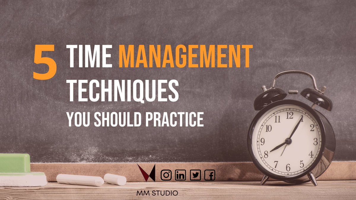 MindyNallos's tweet photo. The best time management methods maximize the ways you operate, help control distractions, and maintain your focus.
MM Studio can help with your time management problem. Visit our page to learn more.
#timemanagement #socialmediamanagement #MMStudio #makeamarkstudio https://t.co/eEm4AiOf4X