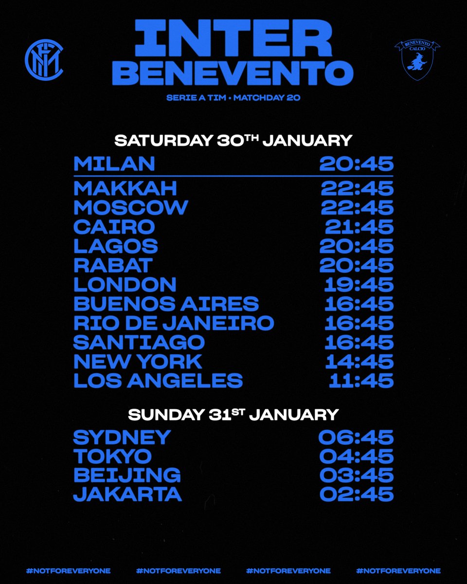 🗺 | #BROTHERSOFTHEWORLD

#InterFans, dari daerah mana saja dukungan akan mengalir? 👂

#InterBenevento 
#FORZAINTER ⚫🔵