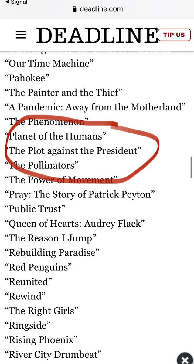 PATPmovie's tweet photo. There’s something weird about this list of eligible Docs this year..... There’s one that stands out. 🧐 
OSCARS GONNA BE LIT AF THIS YEAR!!! 

Why? WHY NOT??? 
🍿🇺🇸💥🐸

https://t.co/wh3QrL6Cal https://t.co/xJoezu757Q