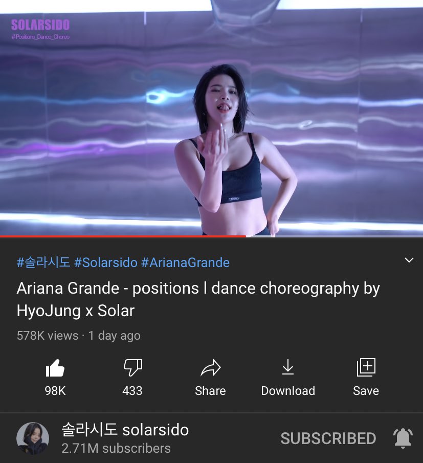 guys the embedded link strategy worked! after only two days, Solar’s Position’s dance cover is at 500k (and counting)!!! i think it’s easier to attract casual viewers this way, so i’ll show you! a thread on putting embedded links to your video tweets;