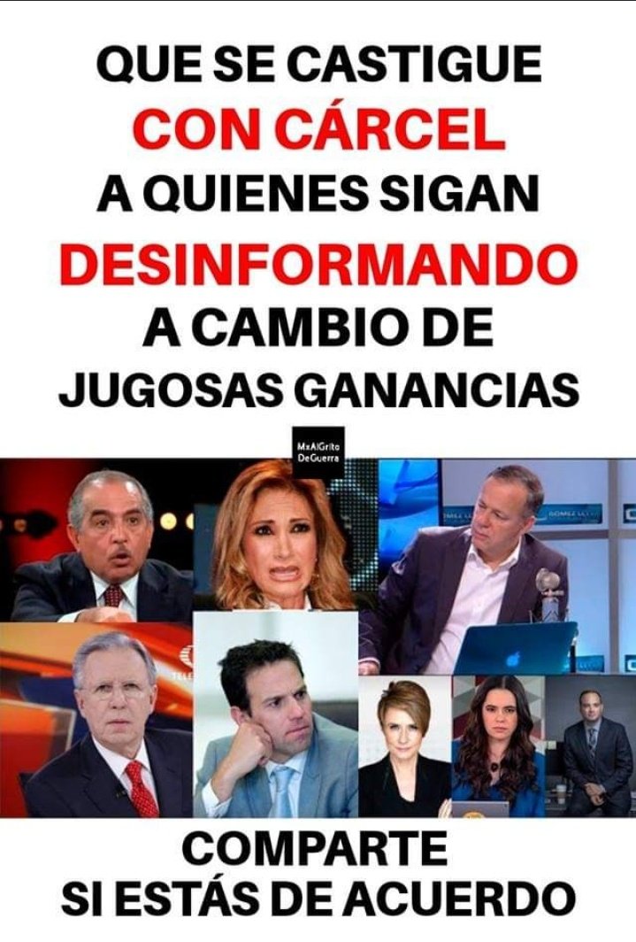 Paulguerra16's tweet photo. ¡Suscribo totalmente! 
No más #PrensaBasura. https://t.co/JB4b7erXul